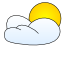 Partly cloudy Partly cloudy